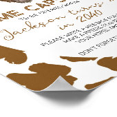 Highland Koe Verjaardag Tijd Capsule teken Poster (Hoek)