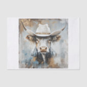 Highland Koe Vibes10 Tissuepapier (Voorkant)