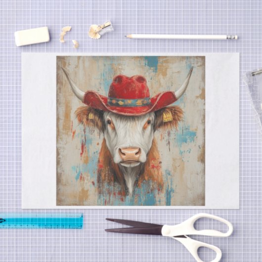 Highland Koe Vibes5 Tissuepapier (Craft)