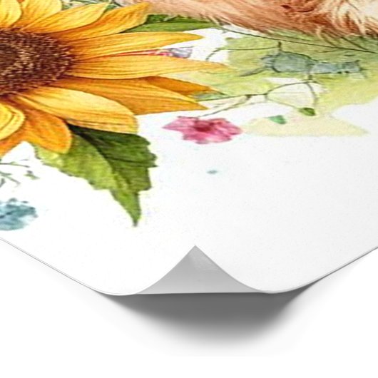 Highland Koe & Vrienden 7 Poster (Hoek)