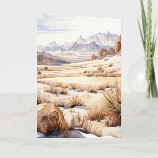 Highland Koe Westerne Verjaardag Kaart (Achterkant)