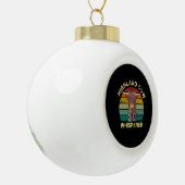 Highland Koe Whisperer Keramische Bal Ornament (Links)