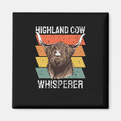 Highland Koe Whisperer Magneet (Voorkant)
