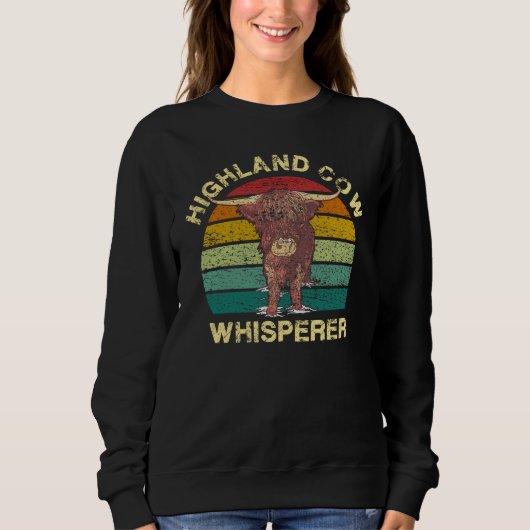 Highland Koe Whisperer Trui (Voorkant)
