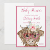 Highland Koe, Woestijncactussen Persoonlijk Kaart (Voorkant / Achterkant)