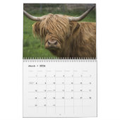 Highland Koeien 2025 Kalender (Mar 2026)