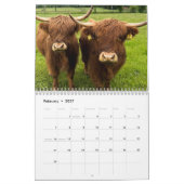 Highland Koeien 2026 Kalender (Feb 2027)