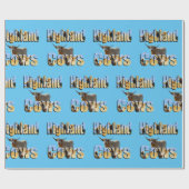 Highland Koeien Afbeelding logo's, Cadeaupapier (Vlak)