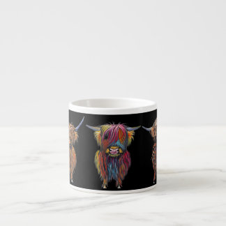 Highland Koeien ' ALL THR ' Espresso Mok