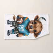 Highland Koeien en Football Bad Handdoek (Handdoek)