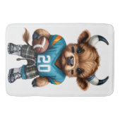 Highland Koeien en Football Badmat (Voorkant)