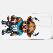 Highland Koeien en Football Case-Mate iPhone Case (Achterkant (horizontaal))