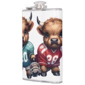 Highland Koeien en Football Heupfles (Links)