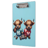 Highland Koeien en Football Klembord (Links)