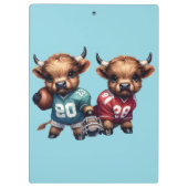 Highland Koeien en Football Klembord (Achterkant)