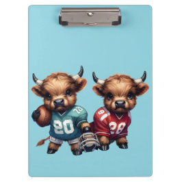 Highland Koeien en Football Klembord