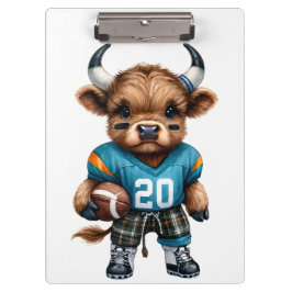 Highland Koeien en Football Klembord