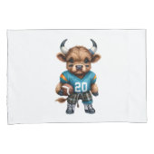 Highland Koeien en Football Kussensloop (Voorkant-Rechts)