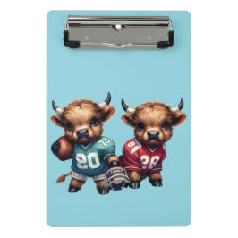 Highland Koeien en Football Mini Klembord