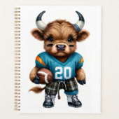 Highland Koeien en Football Planner (Voorkant)
