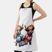 Highland Koeien en Football Schort (Insitu)