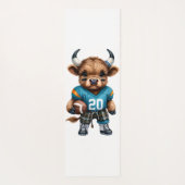 Highland Koeien en Football Yogamat (Achterkant)