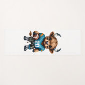 Highland Koeien en Football Yogamat (Voorkant (horizontaal))