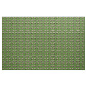 Highland Koeien Razernij Stof (Donkergroen) (Fat Quarter)