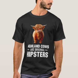 Highland Koeien zijn originele hipsters T-shirt