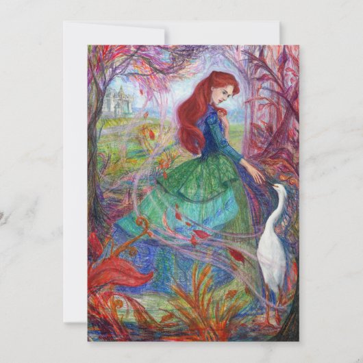 'Highland Lady'. Enkele kaart (Voorkant)