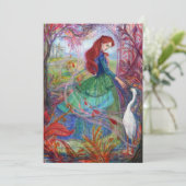 'Highland Lady'. Enkele kaart (Staand voorkant)