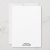 'Highland Lady'. Enkele kaart (Achterkant)