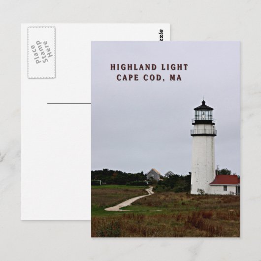 Highland Light Briefkaart (Voorkant / Achterkant)