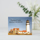Highland Light, Massachusetts Briefkaart (Staand voorkant)