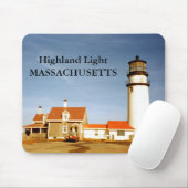 Highland Light, Massachusetts Mousepad Muismat (Met muis)