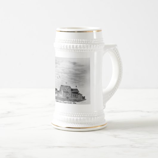 Highland Lighthouse, Cape Cod, Ma. Bierpul (Voorkant rechts)