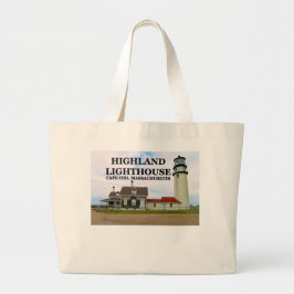 Highland Lighthouse, Cape Cod, Massachusetts Grote Tote Bag