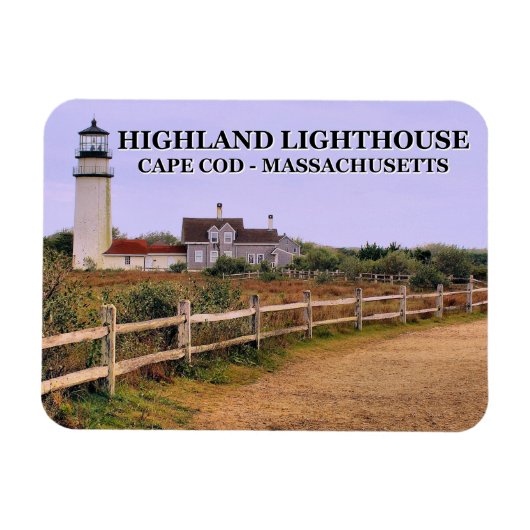 Highland Lighthouse, Cape Cod, Massachusetts Magneet (Horizontaal)