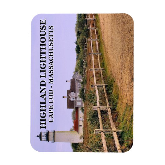 Highland Lighthouse, Cape Cod, Massachusetts Magneet (Verticaal)