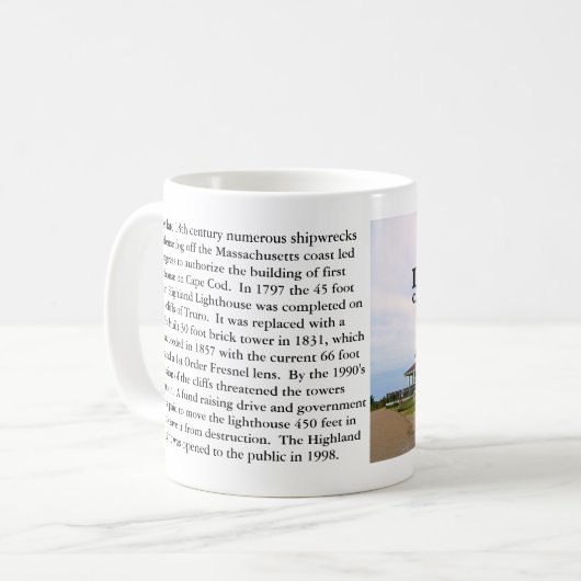 Highland Lighthouse, Cape Cod, Massachusetts Mok (Voorkant links)