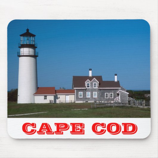 Highland Lighthouse Cape Cod Massachusetts Mousepa Muismat (Voorkant)