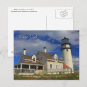 Highland Lighthouse Cape Cod Truro MA Briefkaart (Voorkant / Achterkant)
