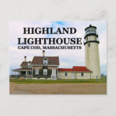 Highland Lighthouse, Massachusetts Briefkaart (Voorkant)