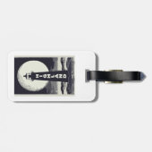 Highland Lighthouse Massachusetts Moon Bagagelabel (Achterkant horizontaal)