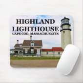 Highland Lighthouse, Massachusetts Mousepad Muismat (Met muis)