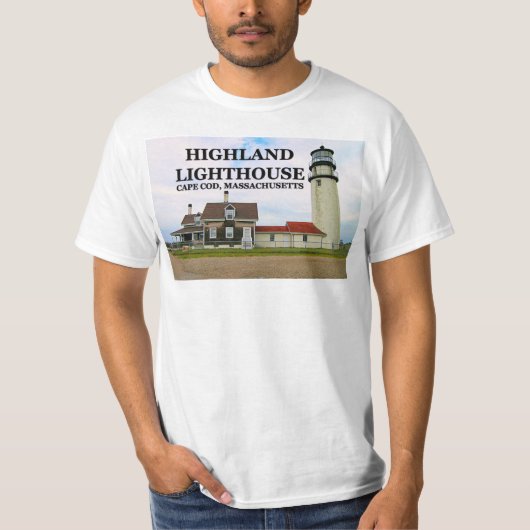 Highland Lighthouse, Massachusetts T-Shirt (Voorkant)