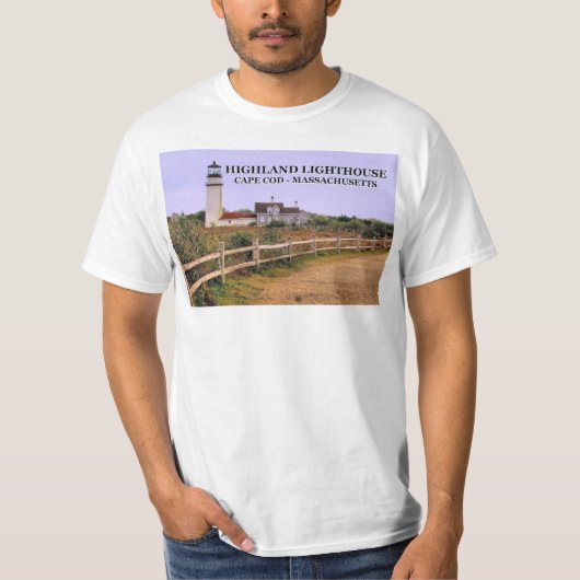 Highland Lighthouse, Massachusetts T-Shirt (Voorkant)