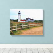 Highland Lighthouse Massachusetts Wrapped Canvas (Insitu (Houten vloer))