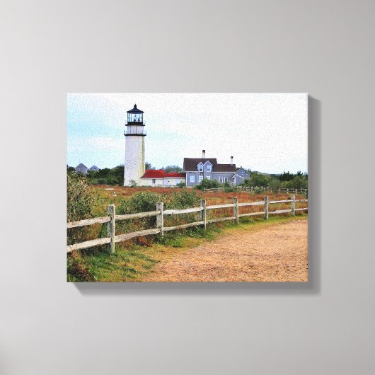 Highland Lighthouse Massachusetts Wrapped Canvas (Voorkant)