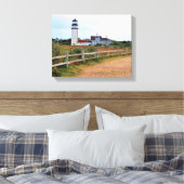 Highland Lighthouse Massachusetts Wrapped Canvas Afdruk (Insitu (Slaapkamer))